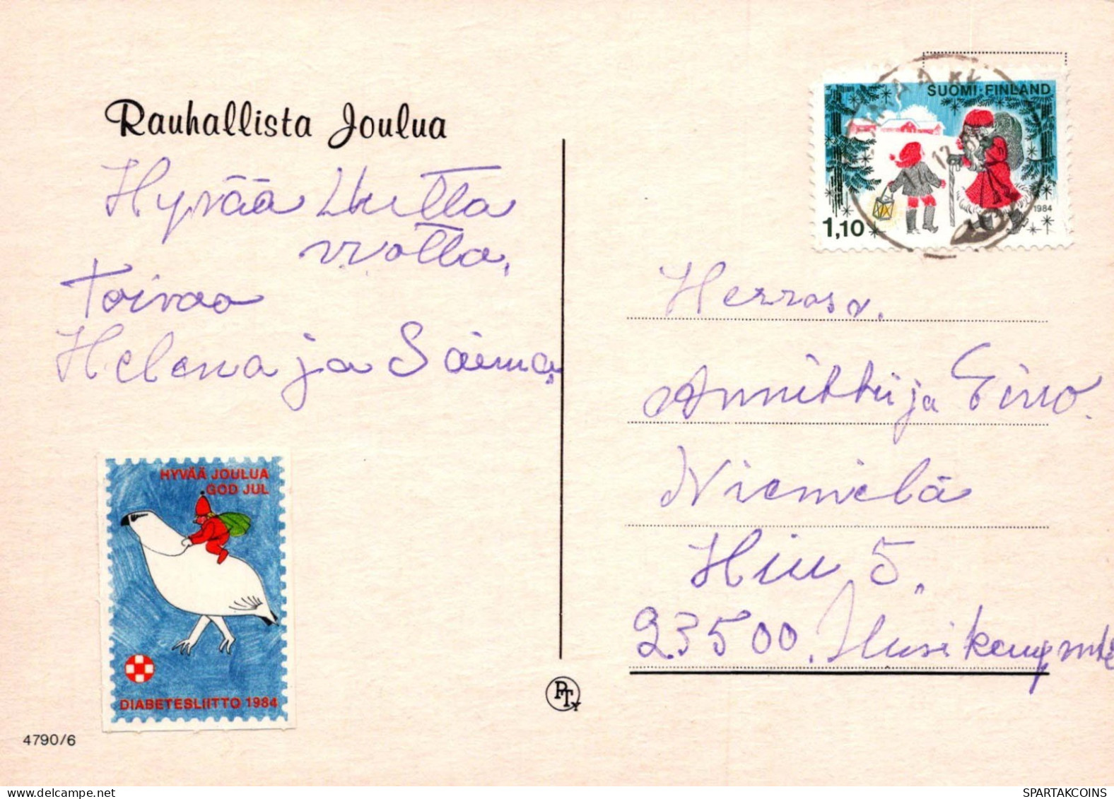 Virgen María Virgen Niño JESÚS Navidad Religión Vintage Tarjeta Postal CPSM #PBP998.A - Maagd Maria En Madonnas