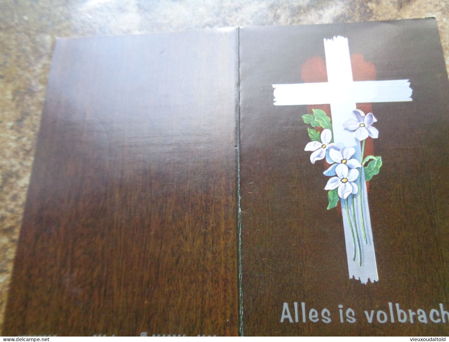 Doodsprentje/Bidprentje  ALINE MARIE ODILLE THIENPONT   Vlierzele 1885-1971 St Amandsberg  (Wwe Jules DE CLERCQ) - Religion & Esotericism