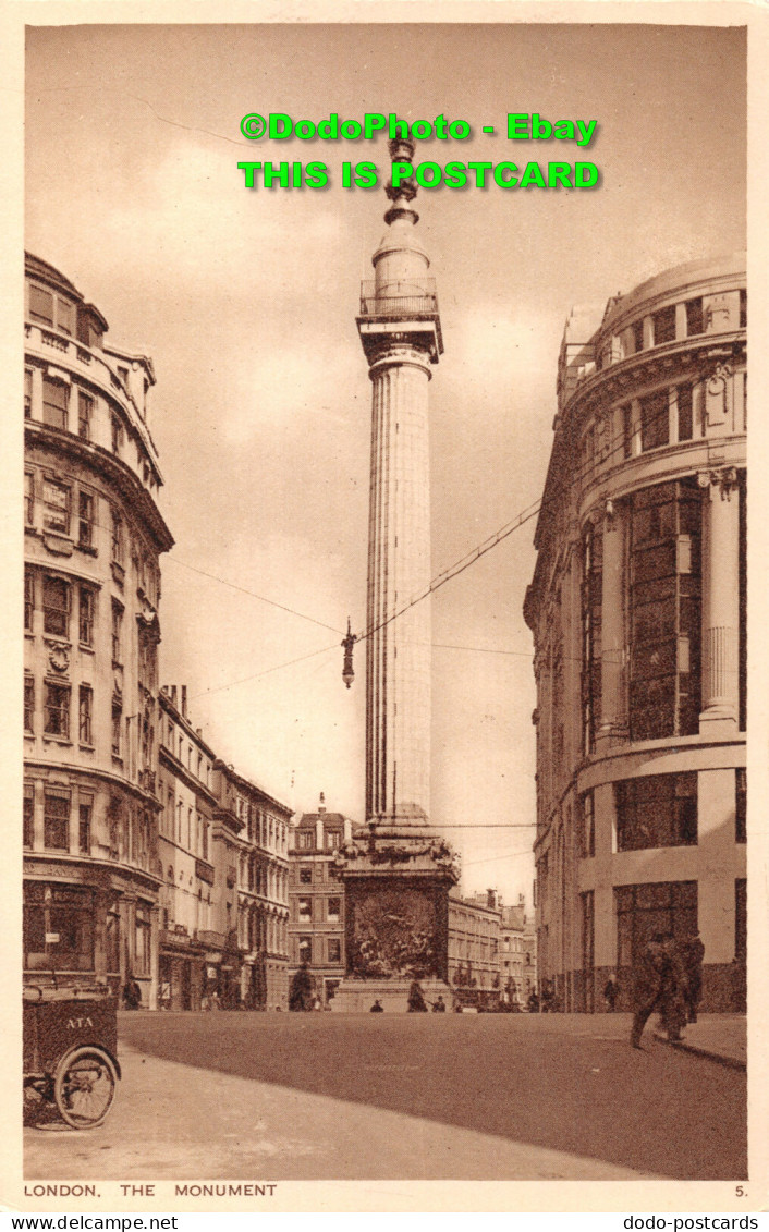 R420957 London. The Monument. Photochrom - Sonstige & Ohne Zuordnung