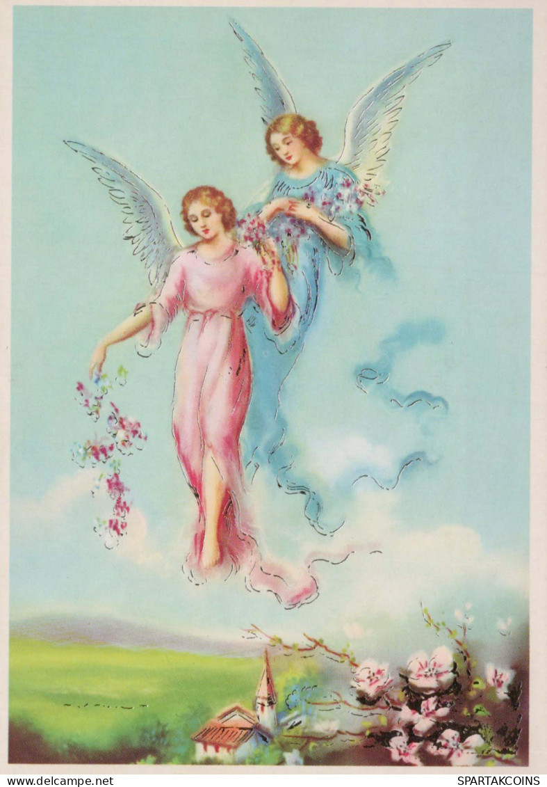 ANGE Noël Vintage Carte Postale CPSM #PBP555.A - Engel
