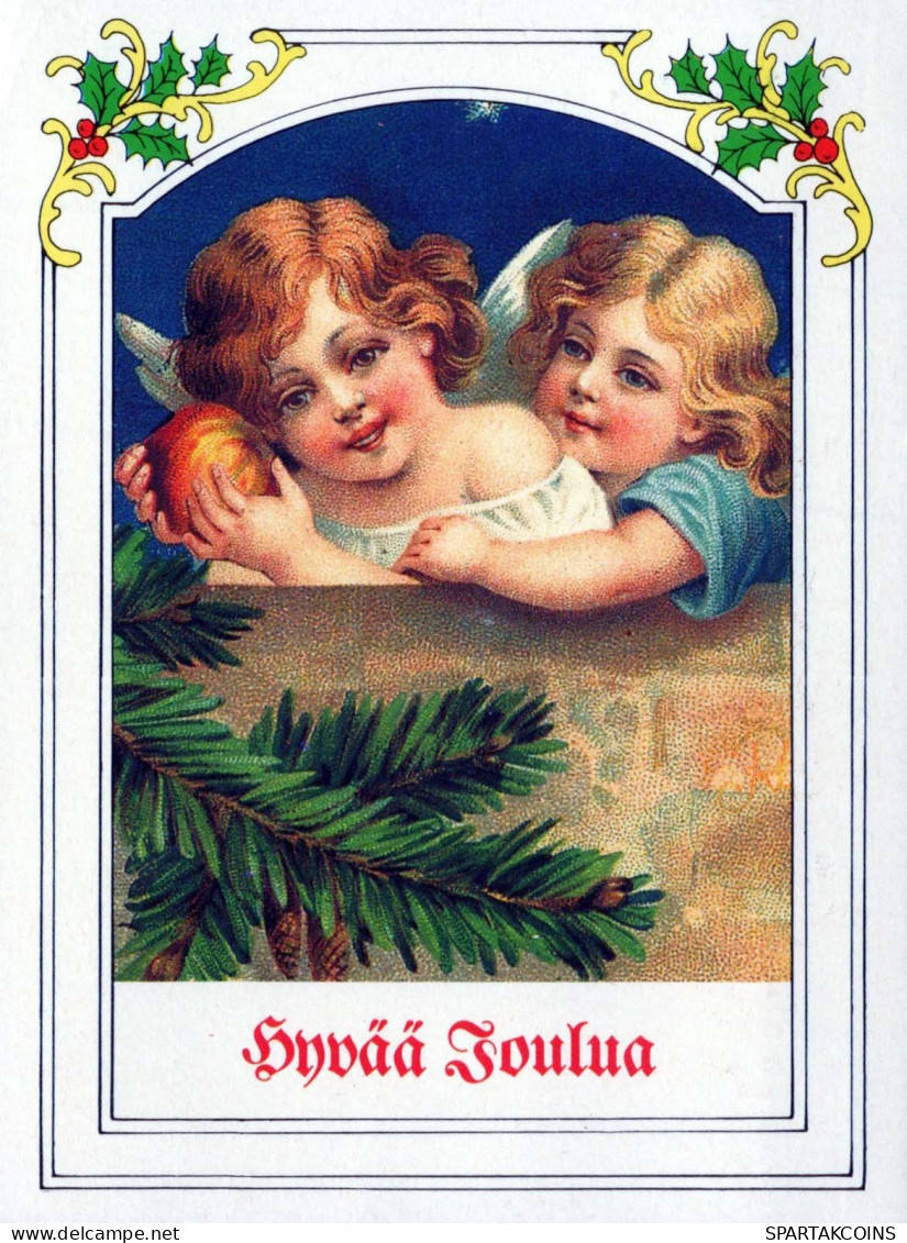 ENGEL Weihnachten Vintage Ansichtskarte Postkarte CPSM #PBP416.A - Engel