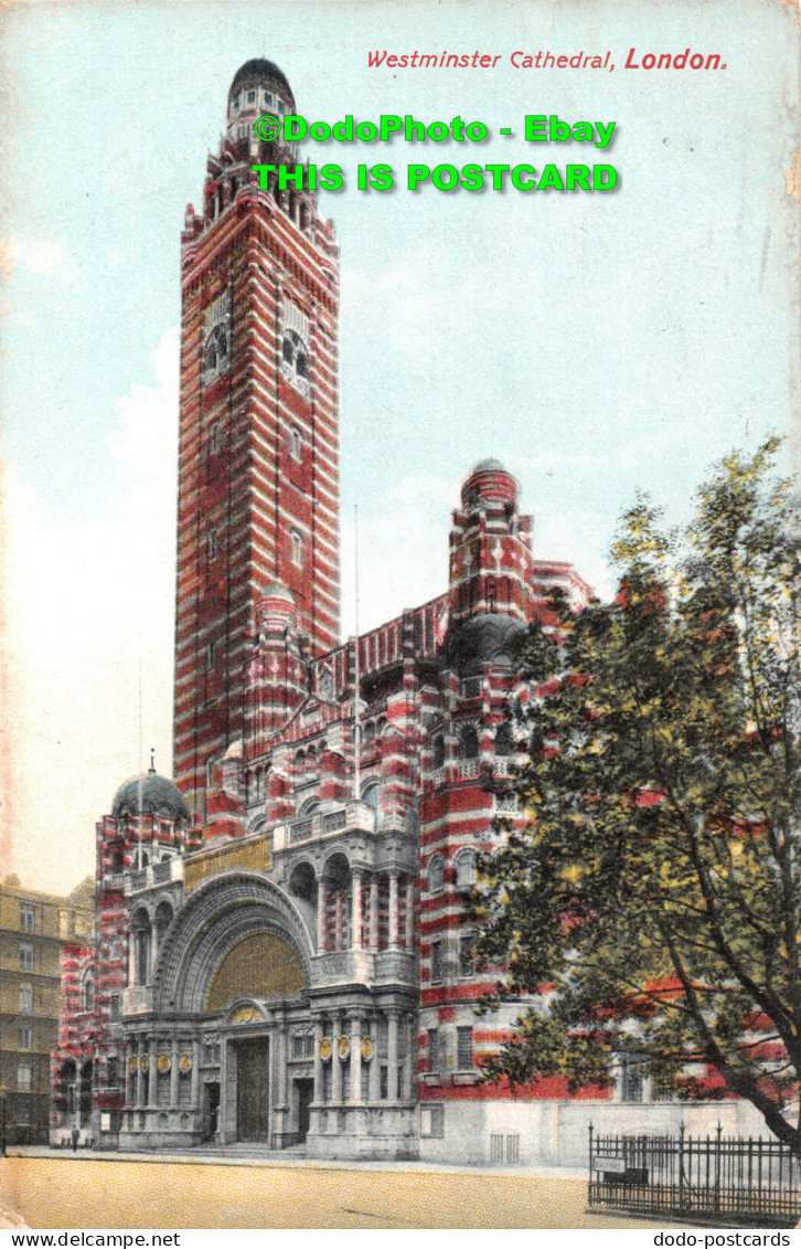 R420958 London. Westminster Cathedral. E. Gordon Smith. 1922 - Otros & Sin Clasificación