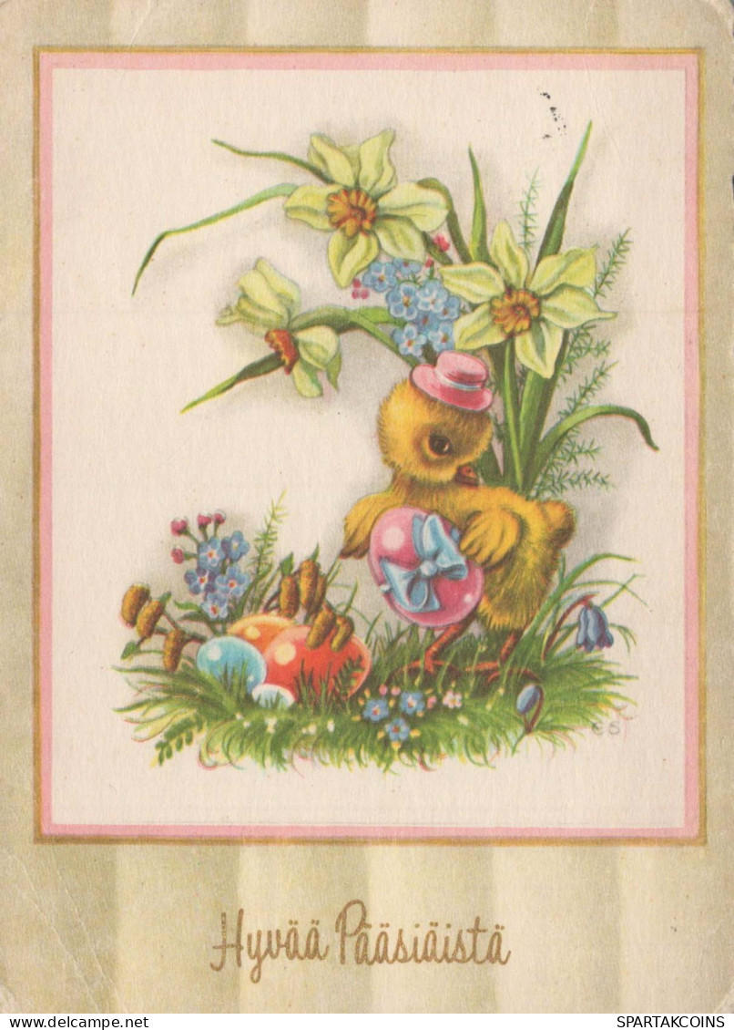 OSTERN EI Vintage Ansichtskarte Postkarte CPSM #PBO210.A - Easter