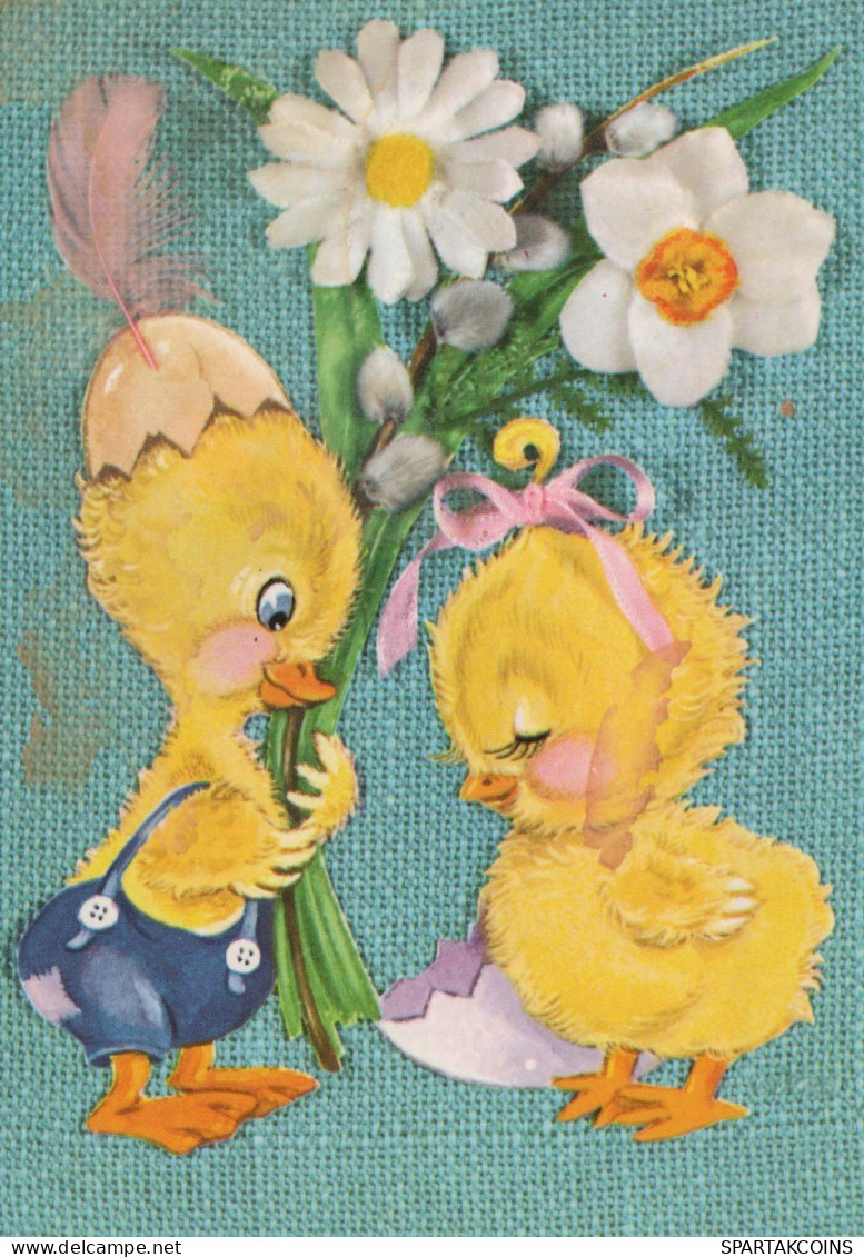 PÂQUES ŒUF Vintage Carte Postale CPSM #PBO229.A - Easter