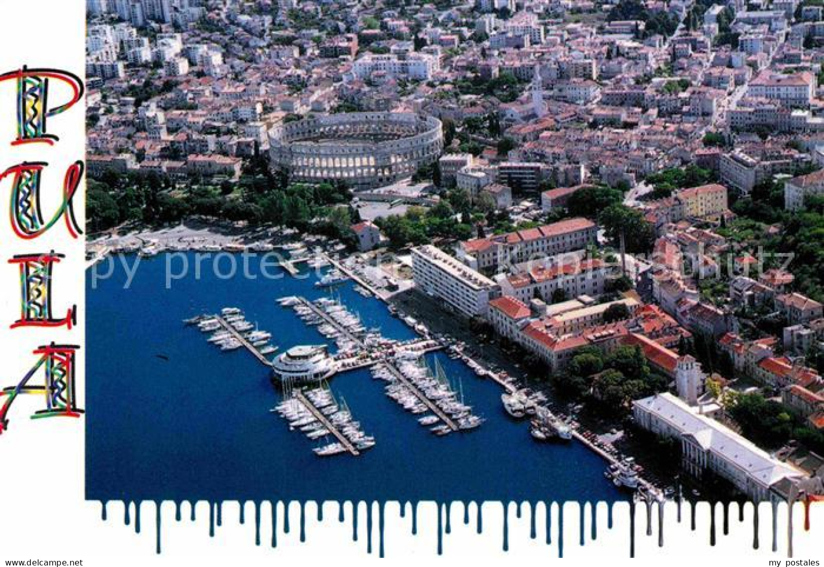 72721856 Pola Pula Croatia Luftaufnahme  - Croacia