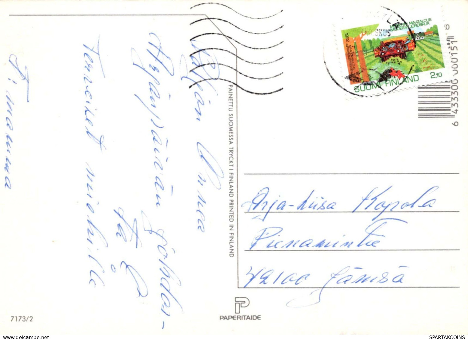 FIORI Vintage Cartolina CPSM #PBZ156.A - Bloemen