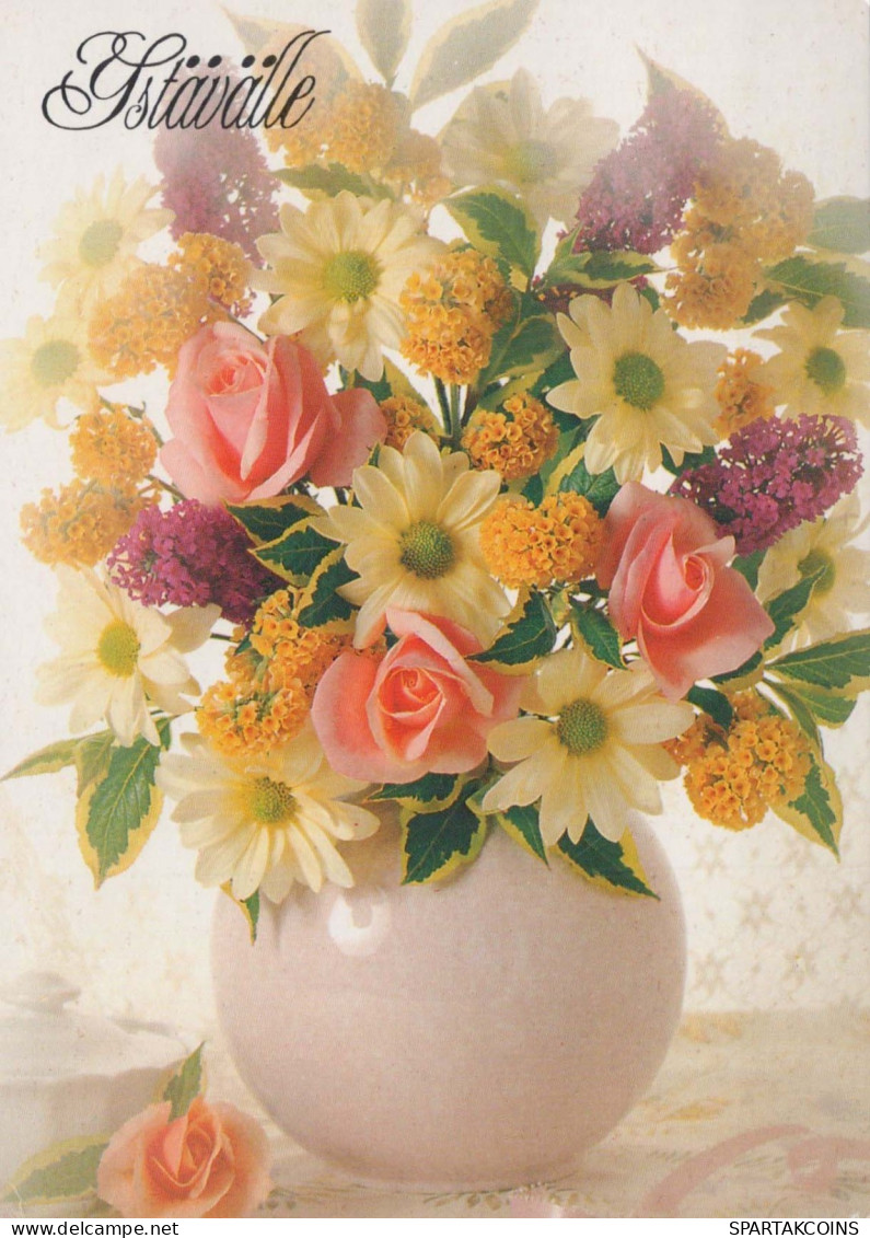 FIORI Vintage Cartolina CPSM #PBZ136.A - Flowers