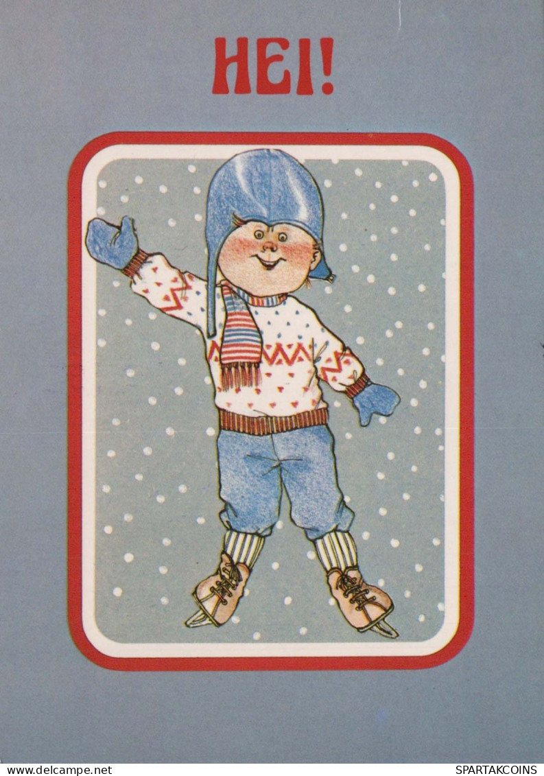 NIÑOS HUMOR Vintage Tarjeta Postal CPSM #PBV294.A - Humorous Cards