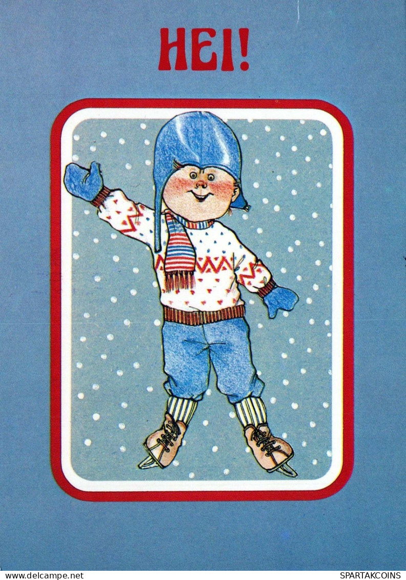 NIÑOS HUMOR Vintage Tarjeta Postal CPSM #PBV294.A - Humorous Cards