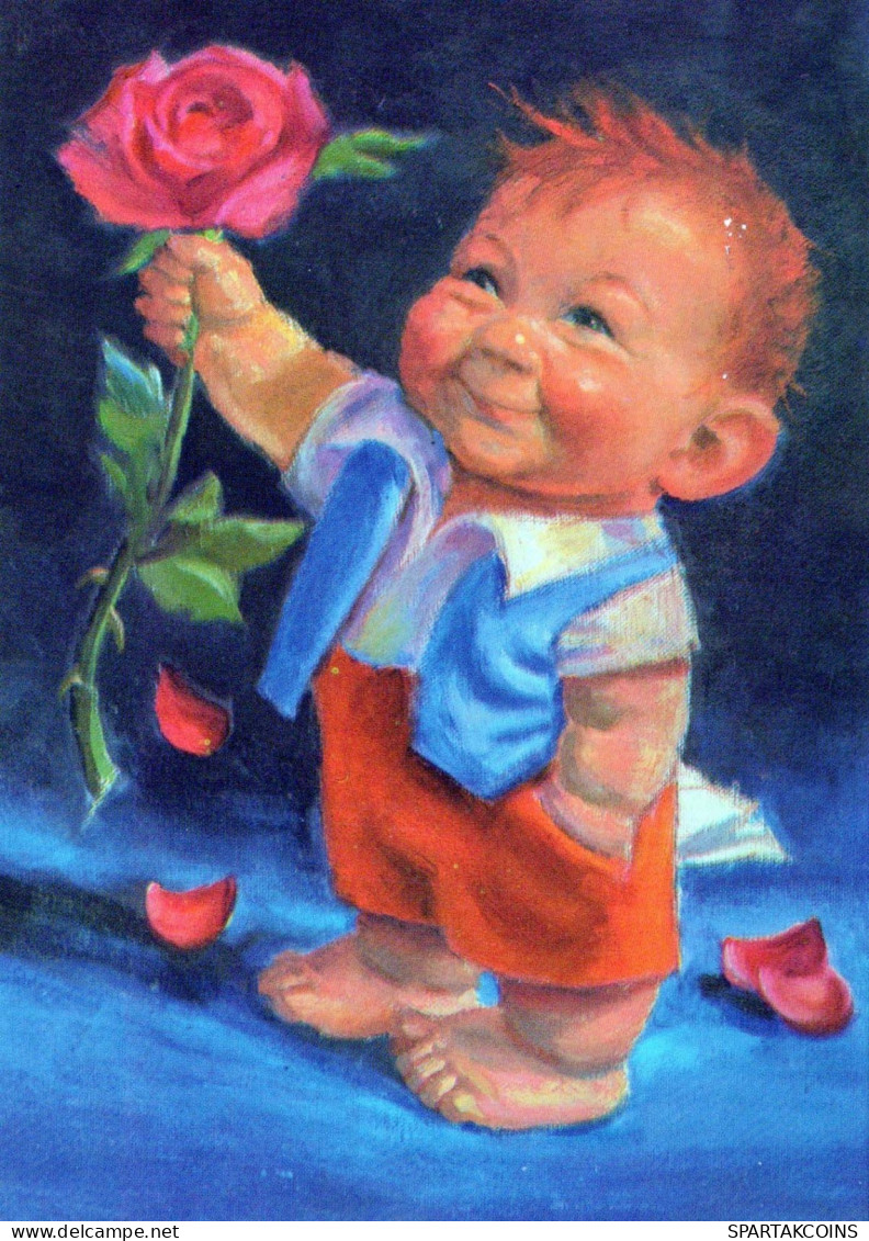 ENFANTS HUMOUR Vintage Carte Postale CPSM #PBV286.A - Humorous Cards