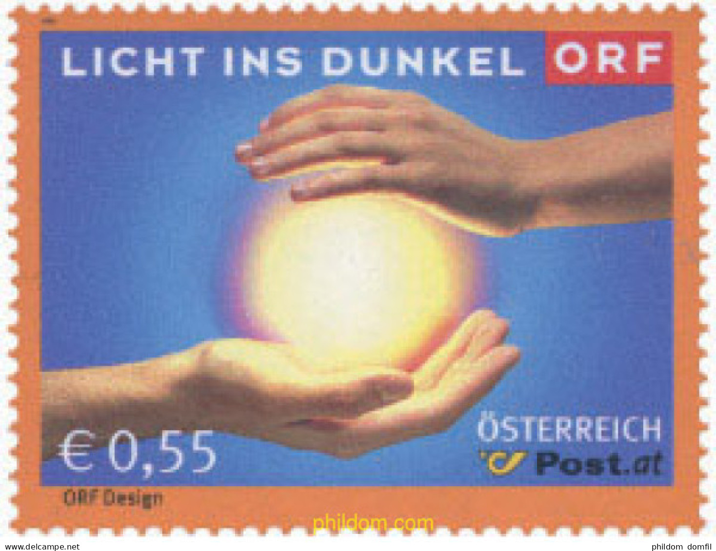 136544 MNH AUSTRIA 2003 30 ANIVERSARIO DE LA CAMPAÑA LUZ EN LA OSCURIDAD - Unused Stamps