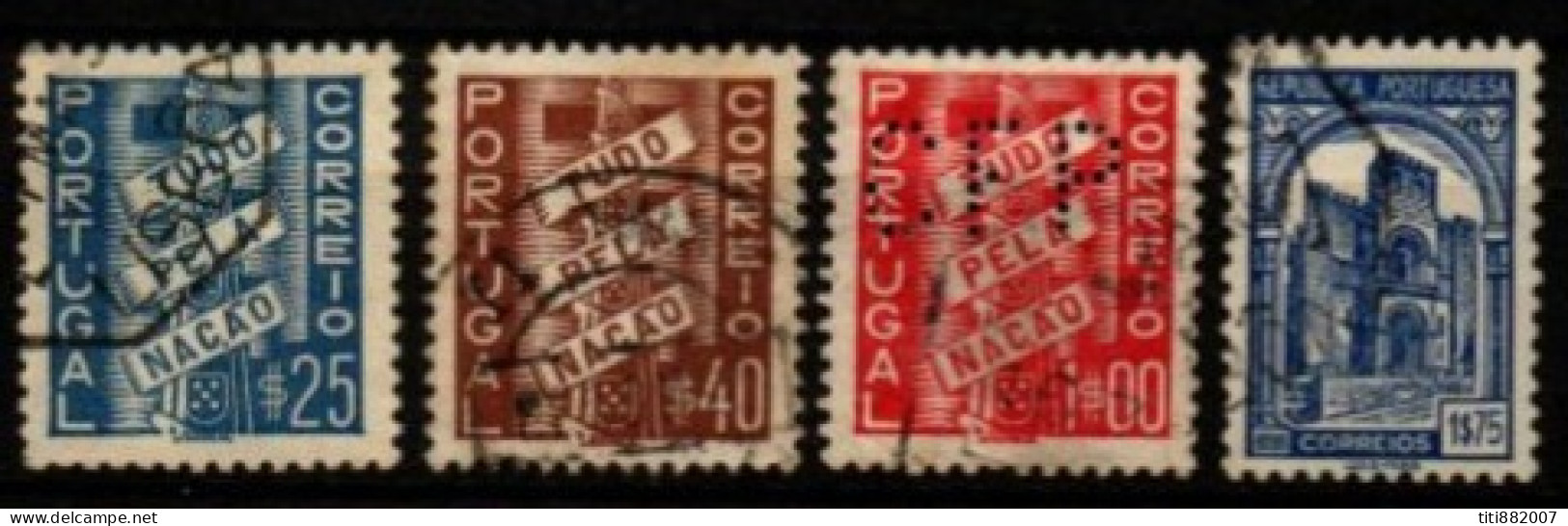 PORTUGAL   -   1935.   Y&T N° 581 à 584 Oblitérés. - Unused Stamps