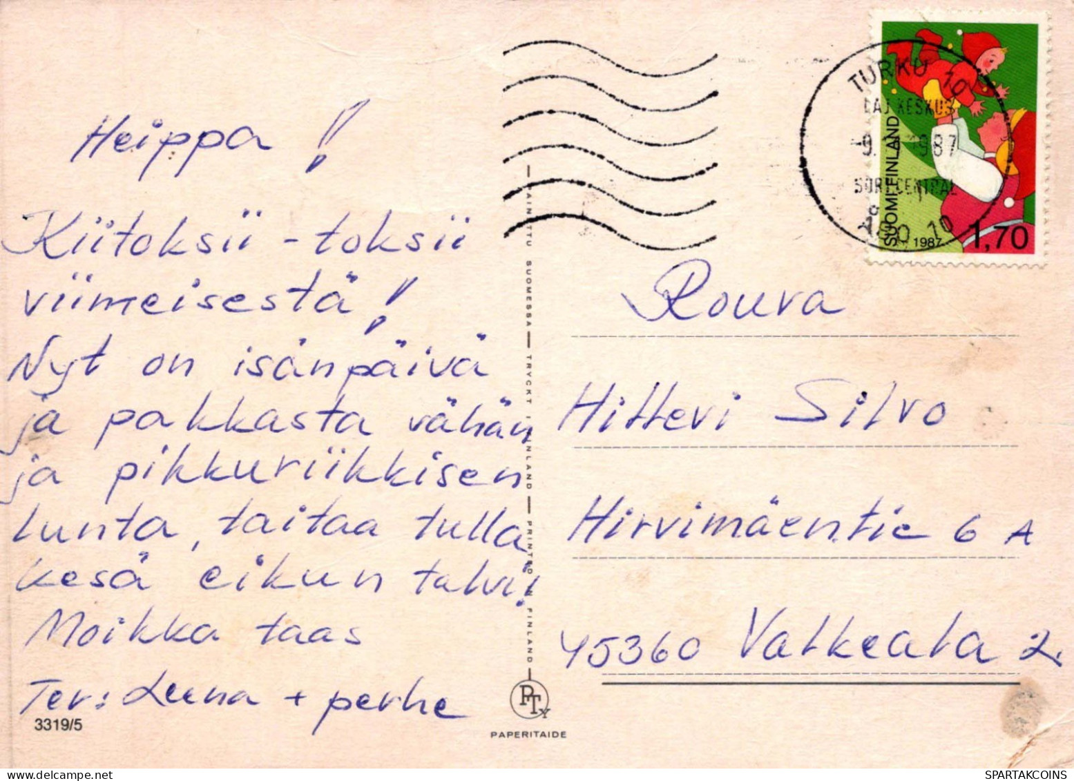 KINDER KINDER Szene S Landschafts Vintage Postal CPSM #PBT405.A - Szenen & Landschaften