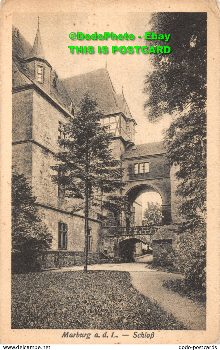 R420992 Marburg A. D. L. Schloss. Postcard - World