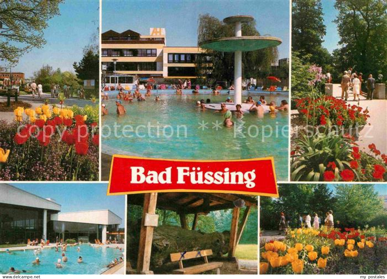 72721019 Bad Fuessing Thermalbad Park Tulpen Aigen - Bad Fuessing