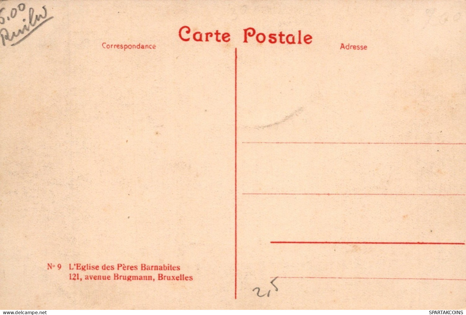 BELGIEN BRÜSSEL Postkarte CPA #PAD690.A - Brüssel (Stadt)