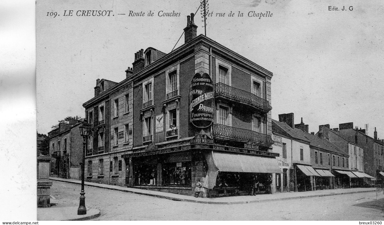 CP -LE CREUSOT -  Route De Couches - - Le Creusot