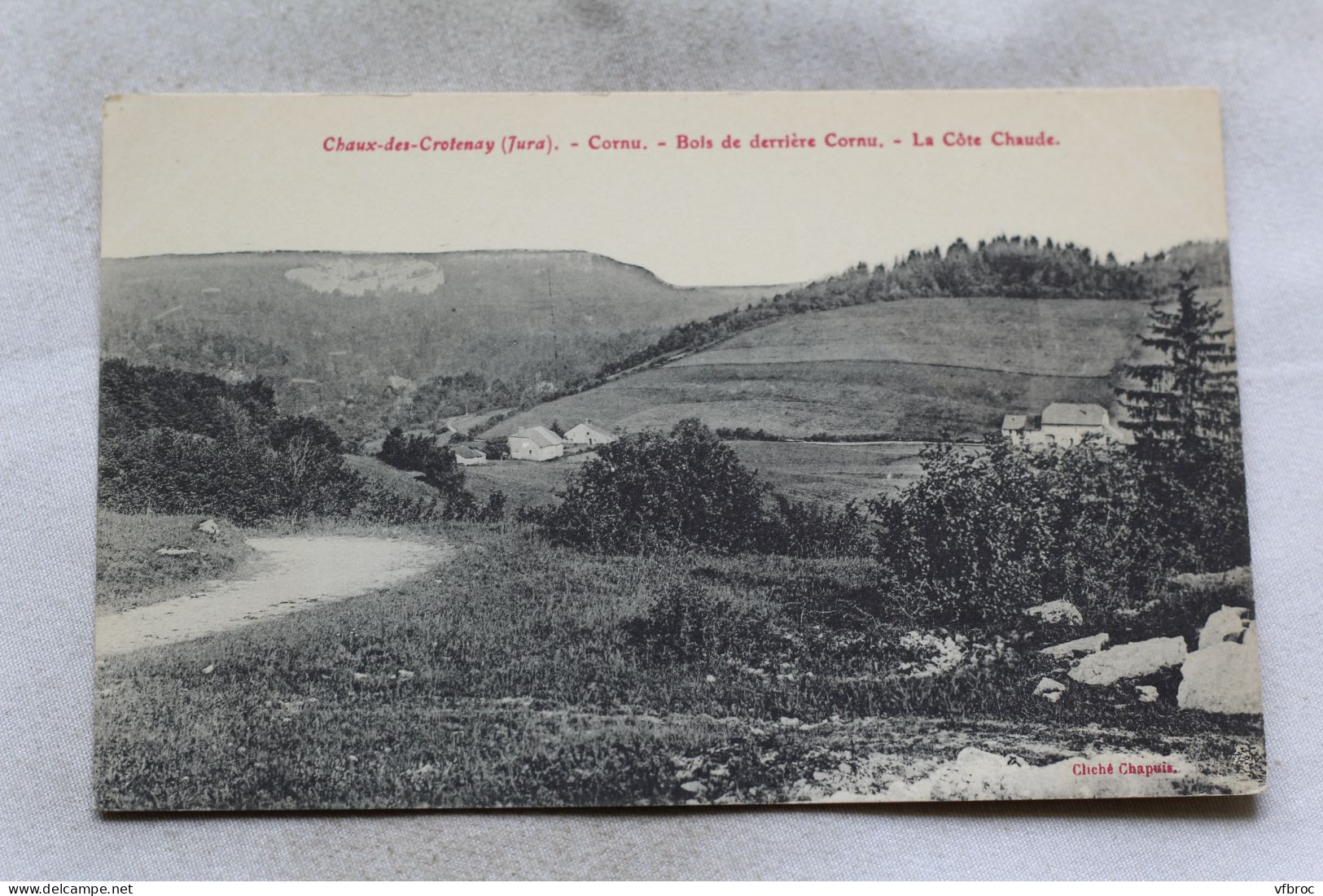 Chaux Des Crotenay, Cornu, Bois De Derrière Cornu, La Côte Chaude, Jura 39 - Autres & Non Classés