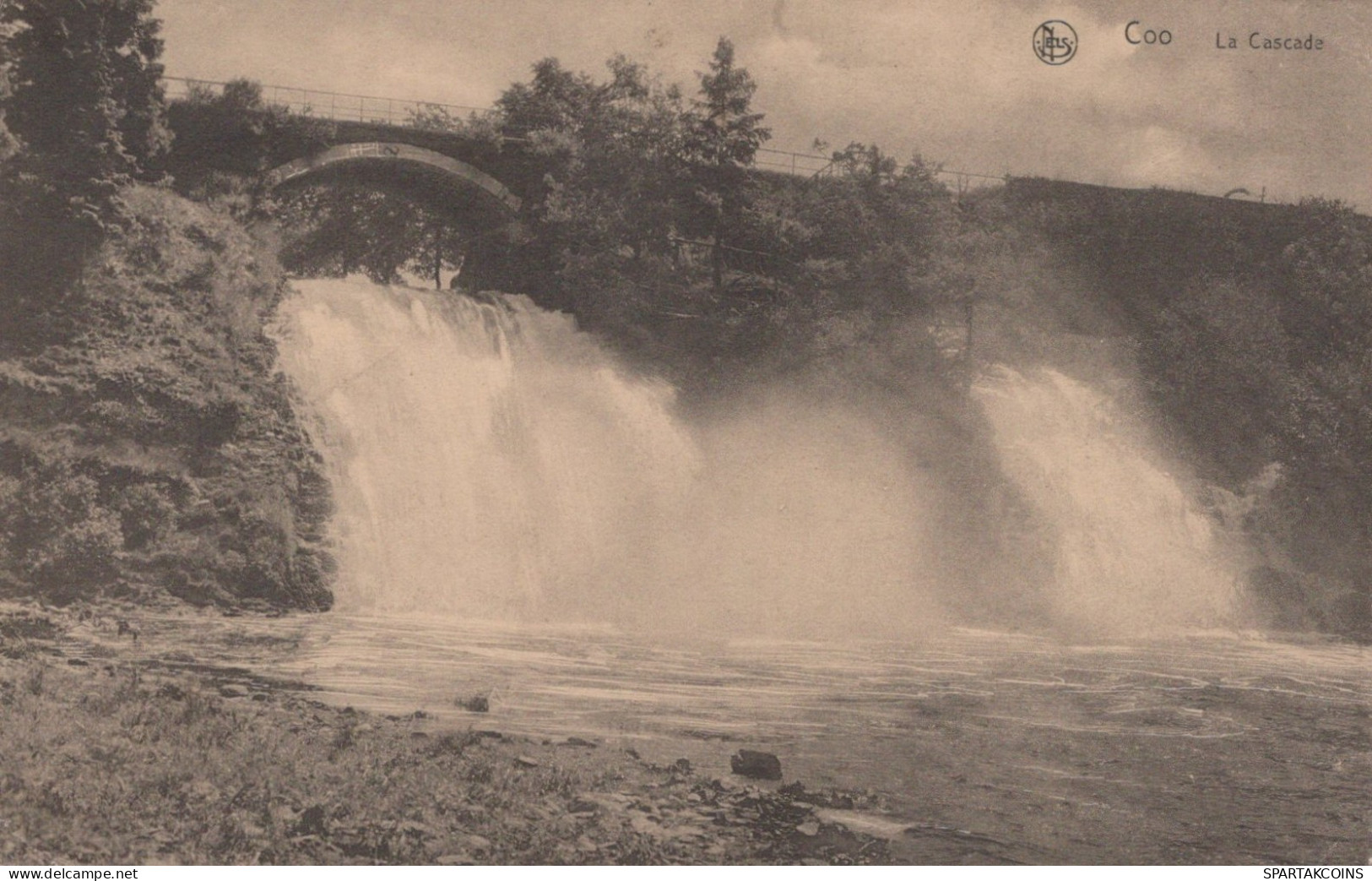 BELGIO COO WATERFALL Provincia Di Liegi Cartolina CPA Unposted #PAD183.A - Stavelot