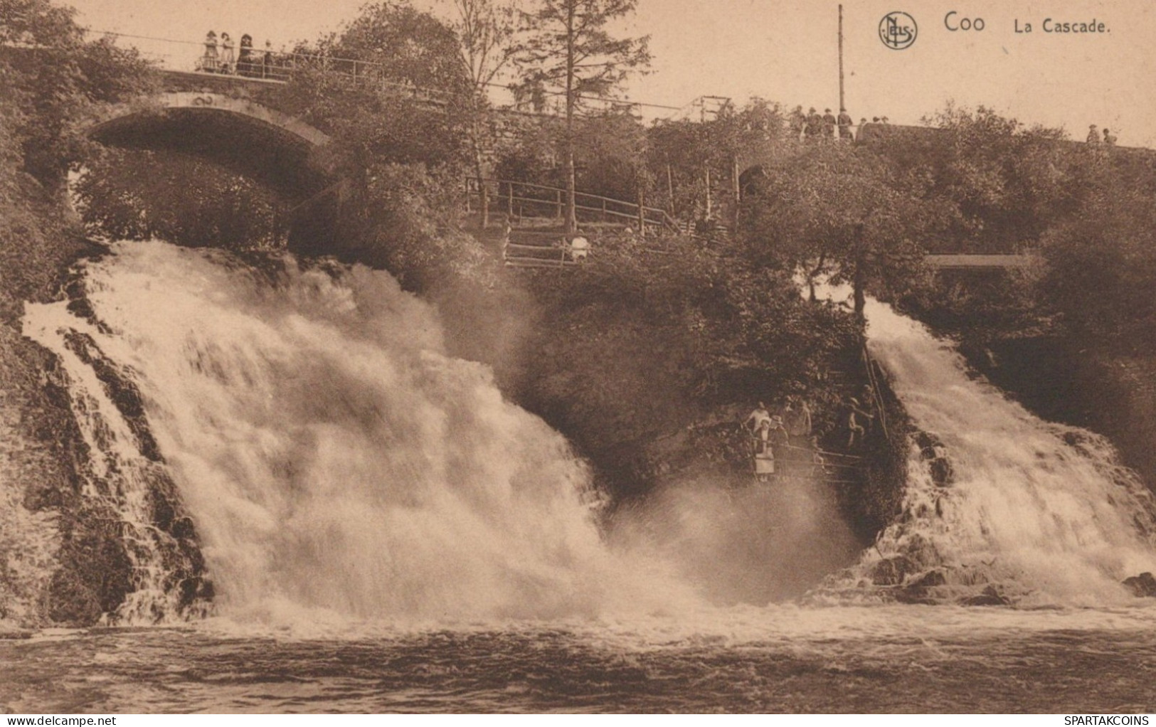 BÉLGICA CASCADA DE COO Provincia De Lieja Postal CPA Unposted #PAD167.A - Stavelot