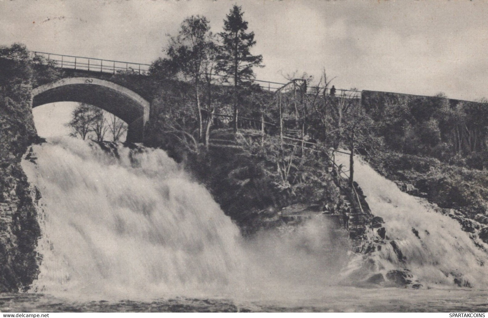 BELGIUM COO WATERFALL Province Of Liège Postcard CPA #PAD111.A - Stavelot