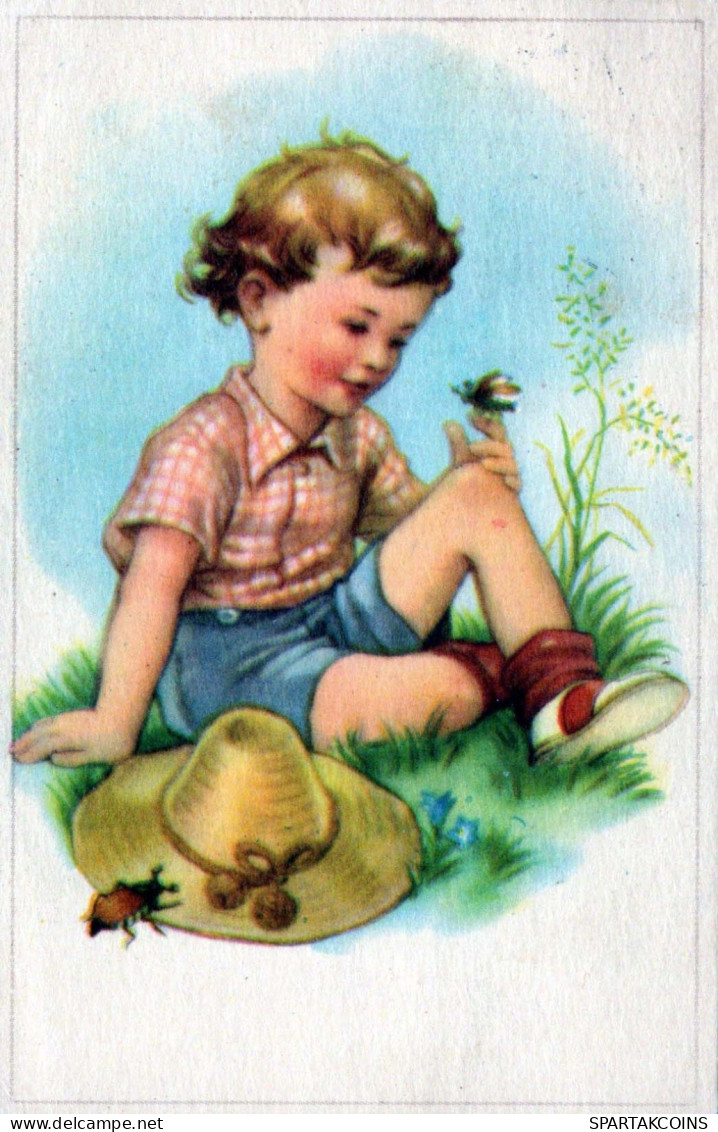 CHILDREN Portrait Vintage Postcard CPSMPF #PKG824.A - Abbildungen