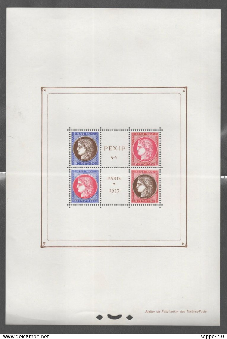 YT 3 , BLOC PEXIP PARIS 1937 NEUFS** , TRES BELLE ASPECT, STAMPS BRIEFMARKEN - Mint/Hinged