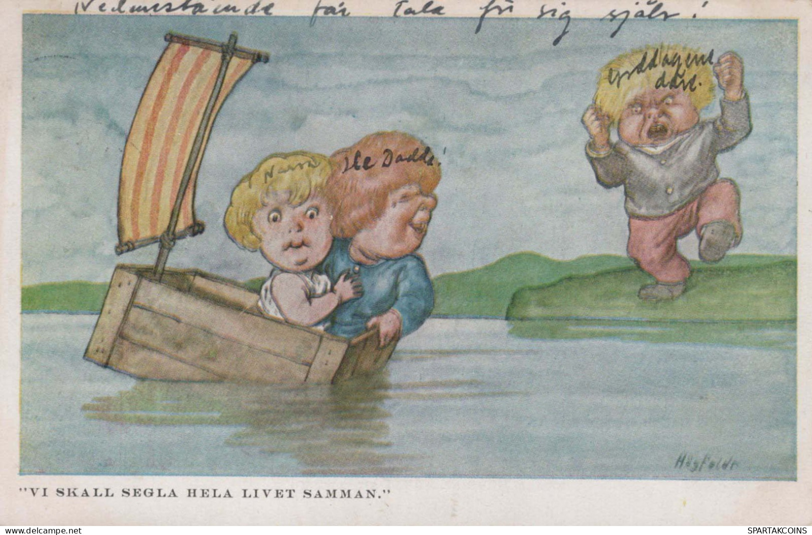 BAMBINO BAMBINO Scena S Paesaggios Vintage Cartolina CPSMPF #PKG636.A - Scenes & Landscapes