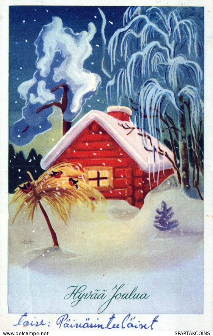 Feliz Año Navidad Vintage Tarjeta Postal CPA #PKE847.A - Neujahr