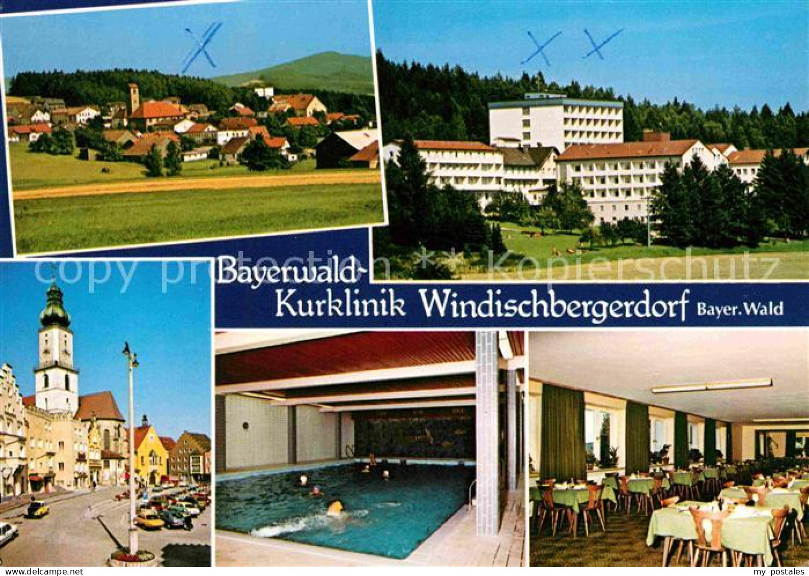 72720927 Windischbergerdorf Bayerwald Kurklinik Hallenbad Ortsansichten Windisch - Andere & Zonder Classificatie