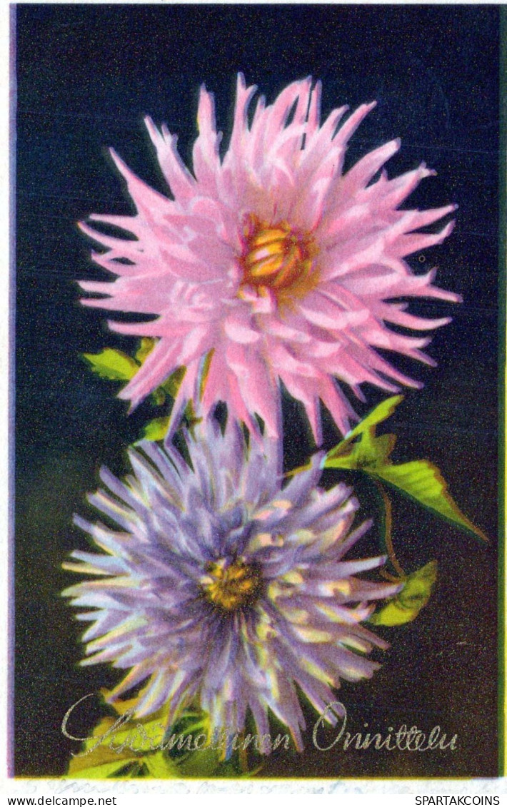 FLOWERS Vintage Ansichtskarte Postkarte CPA #PKE565.A - Fleurs