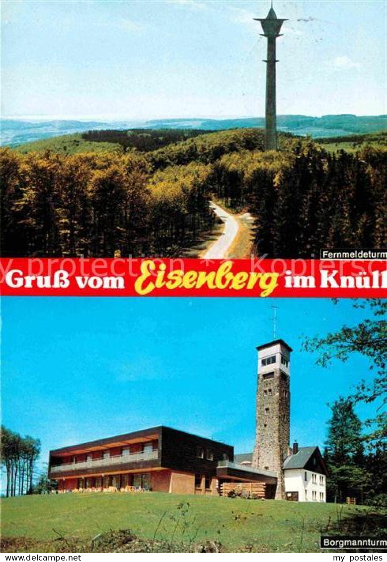 72720826 Kirchheim Hessen Eisenberg Im Knuell Fernmeldeturm Borgmannturm Kirchhe - Other & Unclassified