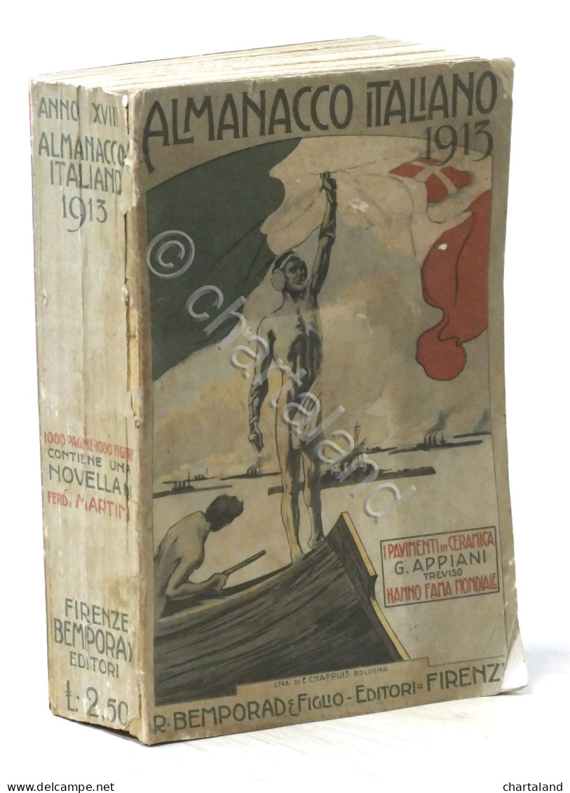 Almanacco Italiano 1913 - Piccola Encclopedia Popolare Della Vita Pratica - Autres & Non Classés