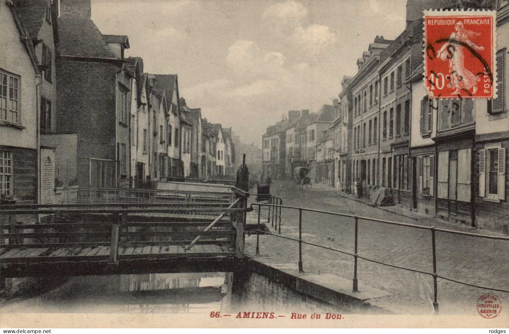 80 , Cpa  AMIENS , 66 , Rue Du Don  (15313) - Amiens