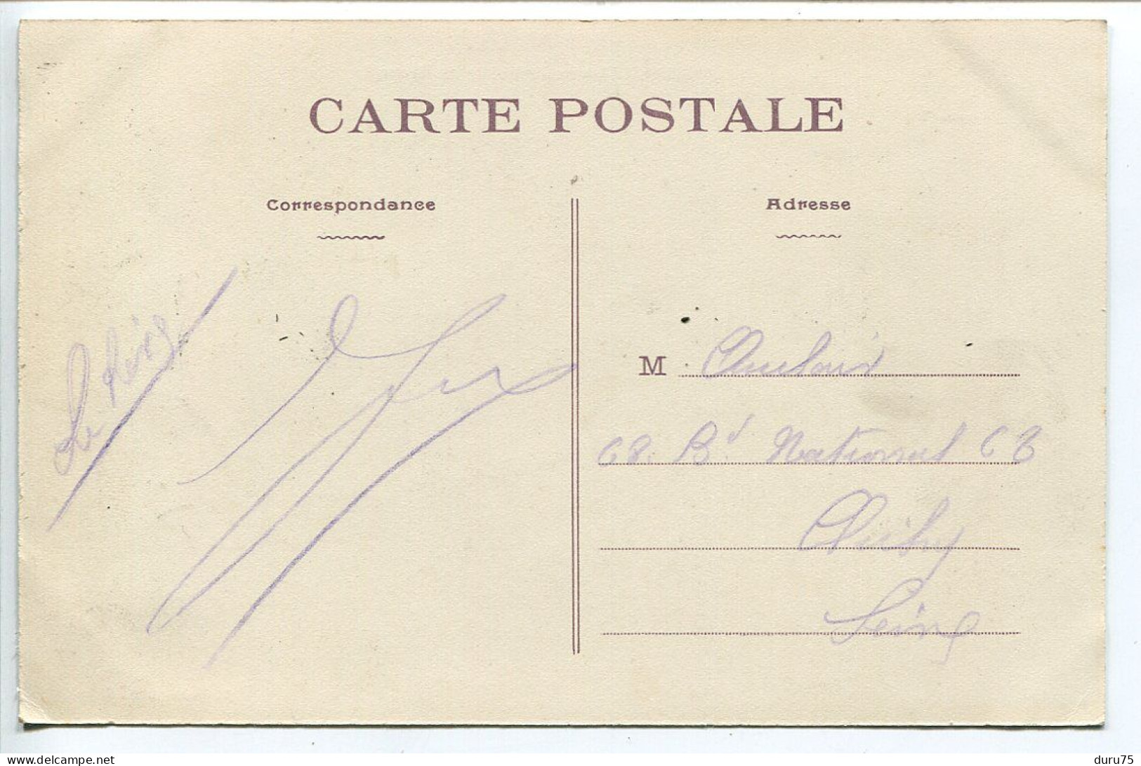 CPA Voyagé 1913 * SÉGRIE Entrée Du Bourg ( Rue Animée De 2 Hommes ) A. Veau Editeur - Andere & Zonder Classificatie