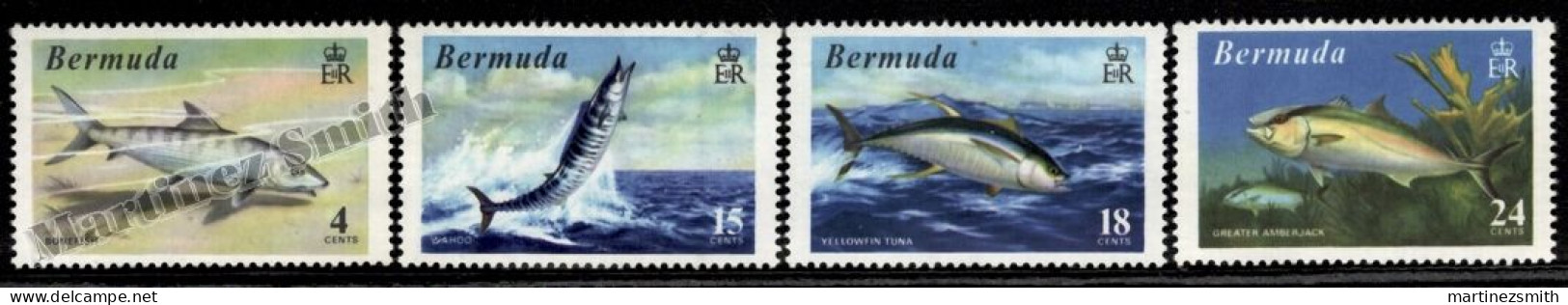 Bermuda 1972 Yvert 280-83, Fauna, Fish, Fishing World Records - MNH - Bermuda