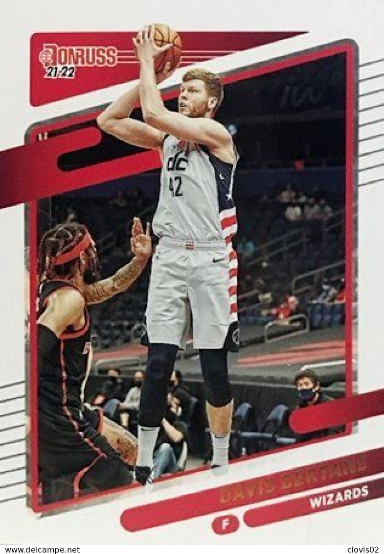 3 Davis Bertans - Washington Wizards - Carte Panini NBA Donruss 2021-2022 - Andere & Zonder Classificatie