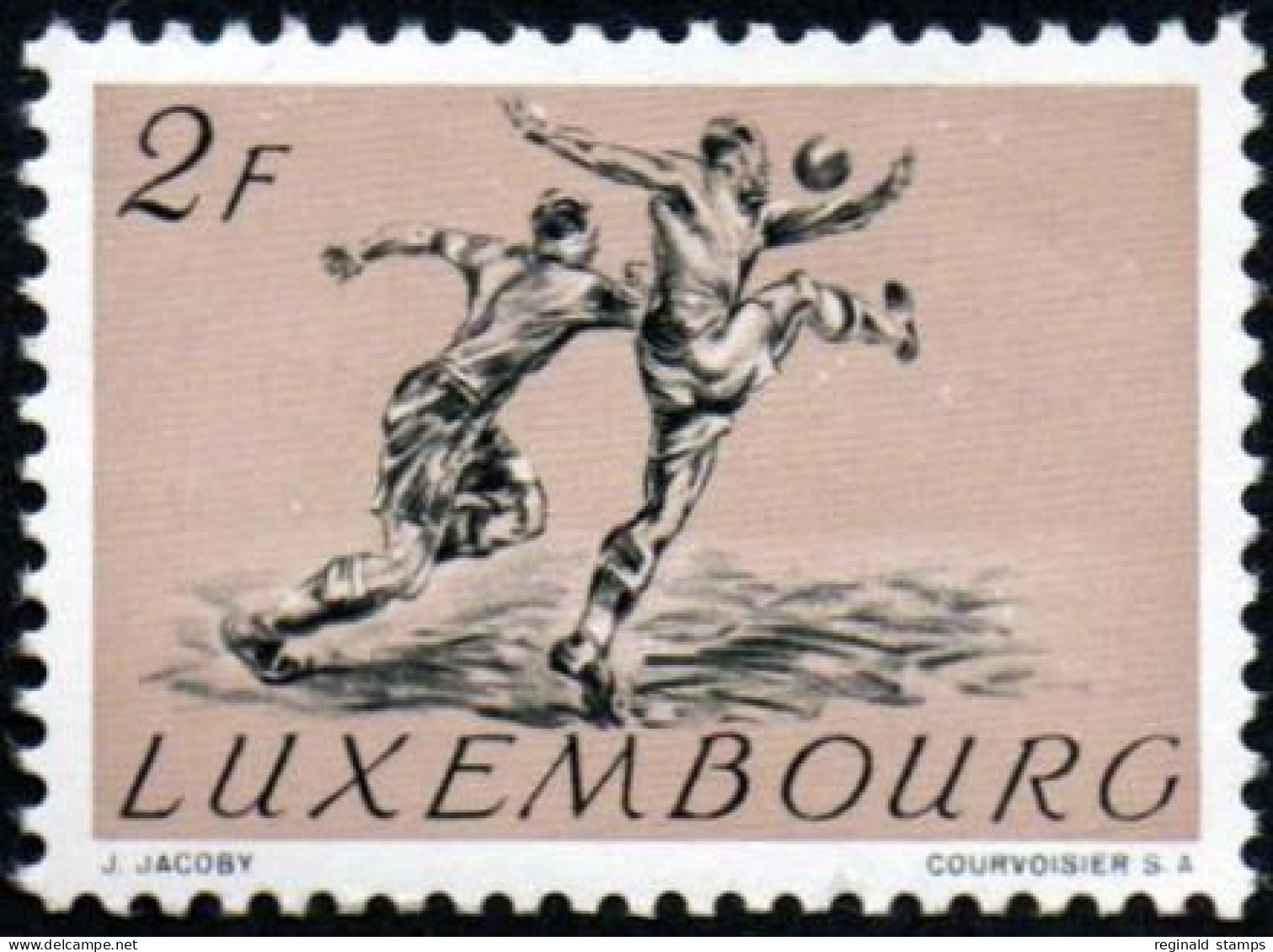 Luxembourg 1952 Olympic Games 2F, MNH ** Mi 496 (Ref: 1144) - Ungebraucht