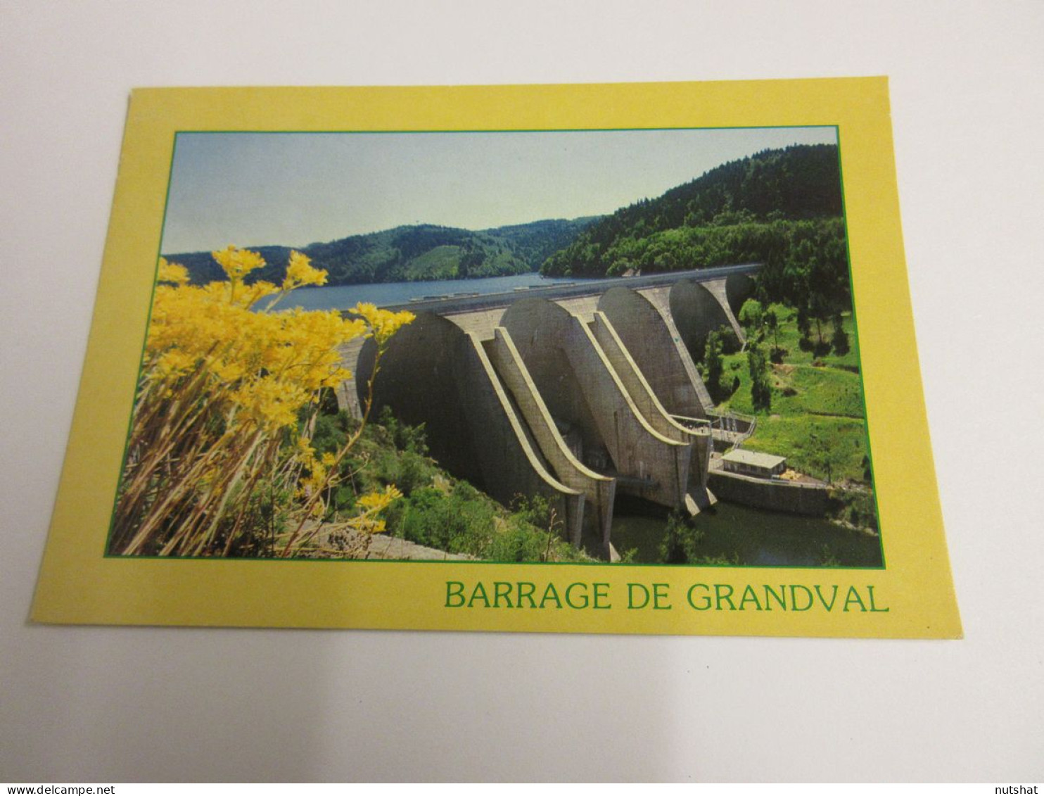 CP CARTE POSTALE CANTAL BARRAGE De GRANDVAL Sur La TRUYERE - Ecrite En 1989 - Autres & Non Classés