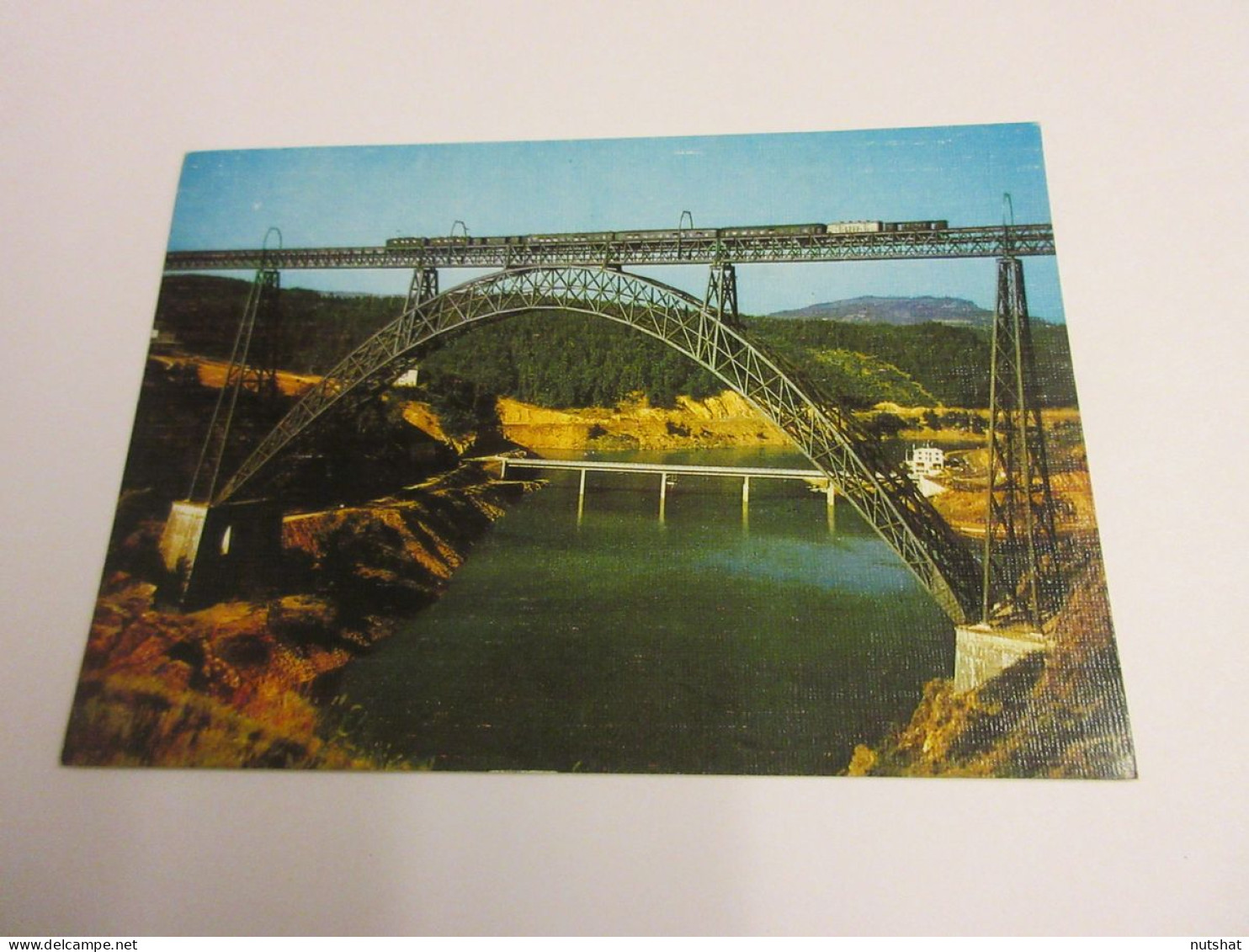 CP CARTE POSTALE CANTAL GARABIT VIADUC Avec HISTORIQUE - Vierge - Other & Unclassified