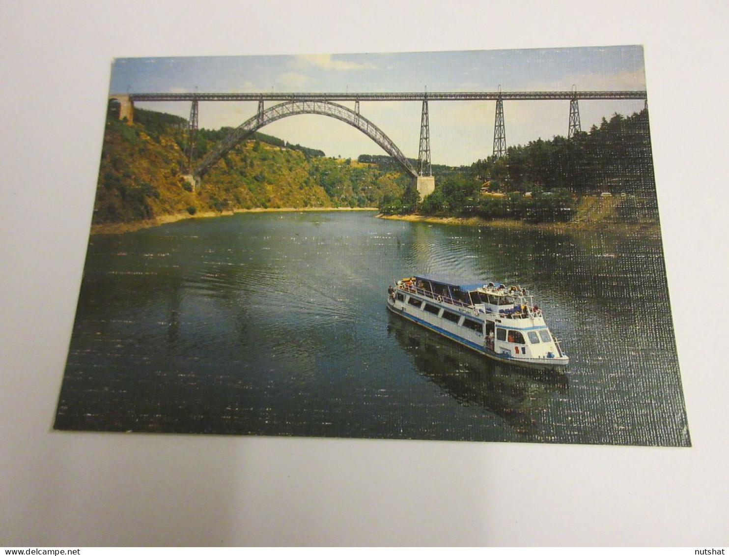 CP CARTE POSTALE CANTAL GARABIT Le BATEAU PROMENADE Sous Le VIADUC - Vierge - Autres & Non Classés