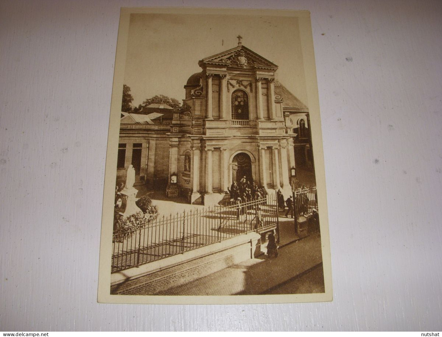 CP CARTE POSTALE CALVADOS LISIEUX CHAPELLE Des CARMELITES La FACADE - Vierge - Lisieux