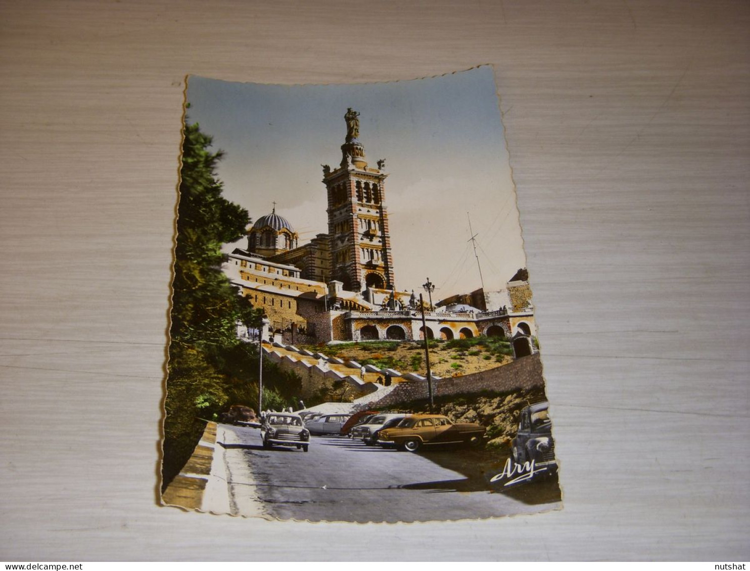 CP CARTE POSTALE BOUCHES Du RHONE MARSEILLE MONTEE NOTRE DAME De GARDE - VIERGE - Notre-Dame De La Garde, Aufzug Und Marienfigur