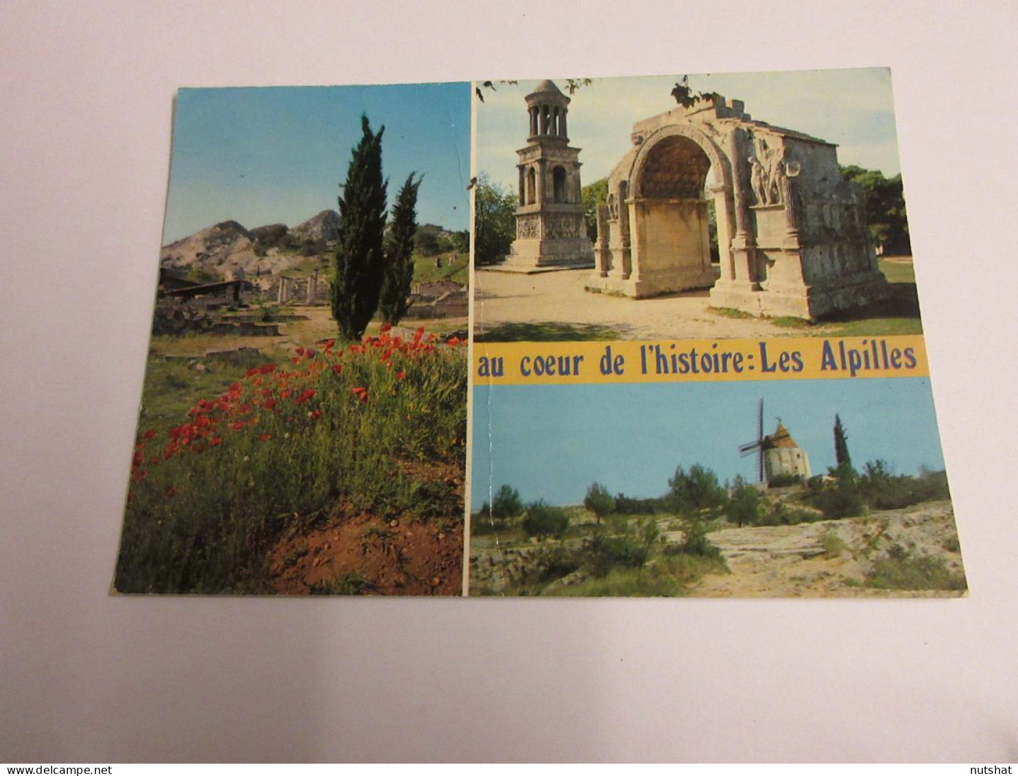 CP CARTE POSTALE BOUCHES Du RHONE Les ALPILLES GLANUM MOULIN Alphonse DAUDET     - Autres & Non Classés