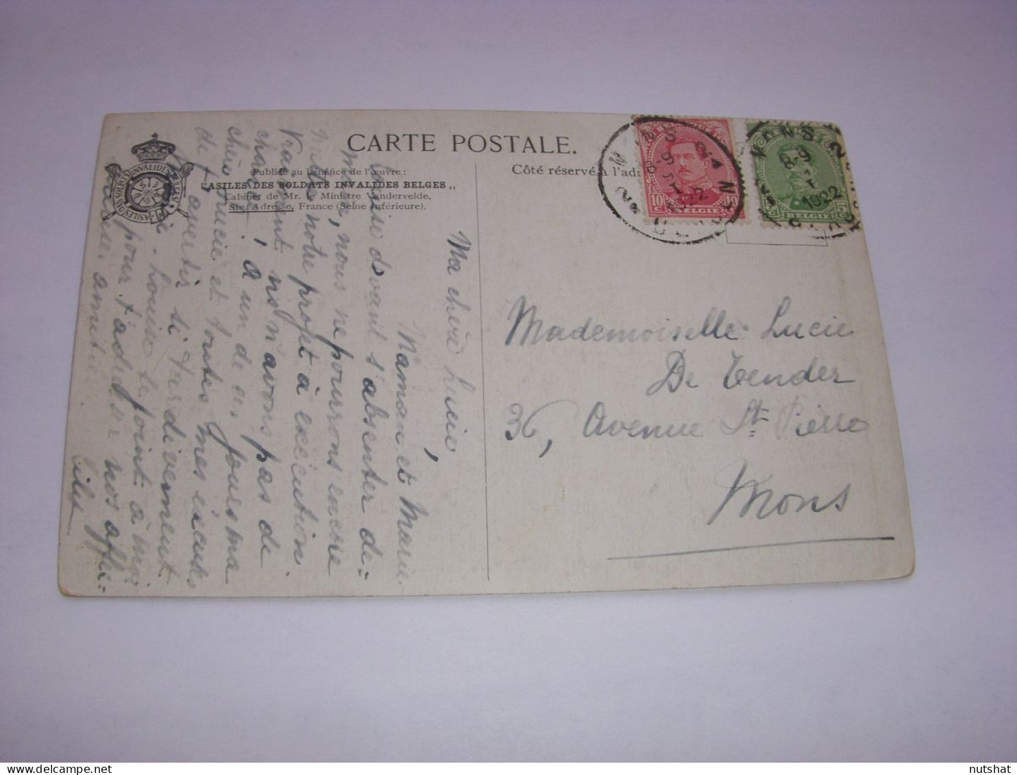 CP CARTE POSTALE BELGIQUE MALINES KRAEN STRAET - Ecrite En 1922 - Mechelen