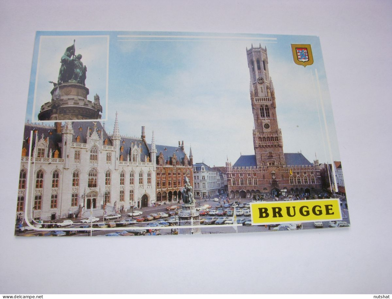 CP CARTE POSTALE BELGIQUE BRUGES GRAND'PLACE GROS PLAN MONUMENT - Vierge - Brugge