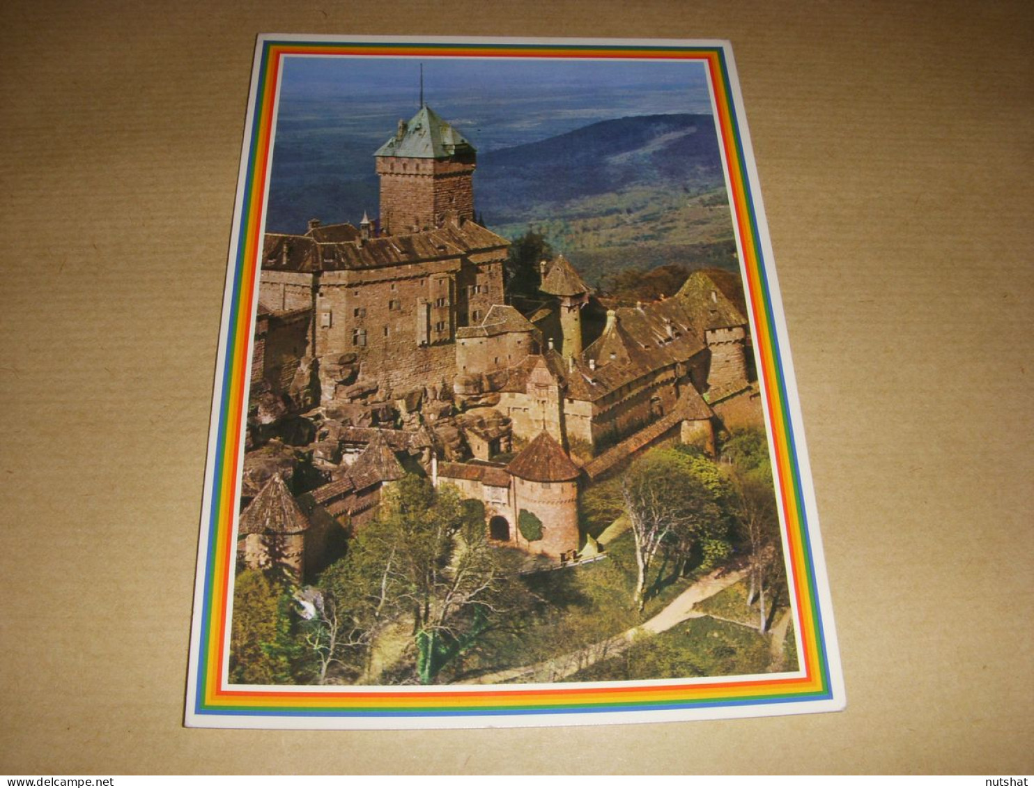 CP CARTE POSTALE BAS RHIN CHATEAU HAUT KOENIGSBOURG VUE AERIENNE - VIERGE - Sonstige & Ohne Zuordnung