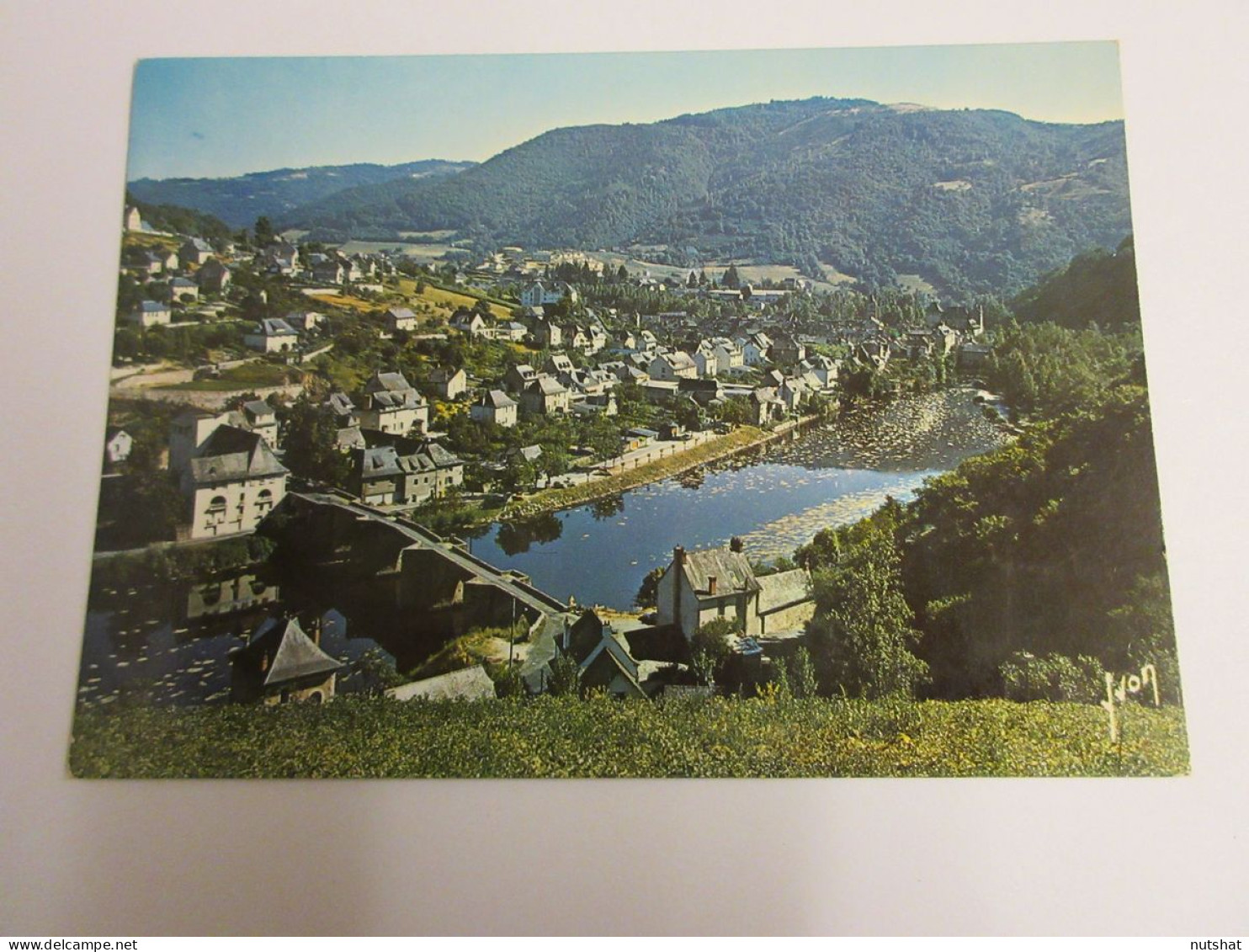 CP CARTE POSTALE AVEYRON ENTRAYGUES Sur TRUYERE VUE AERIENNE - Ecrite - Autres & Non Classés