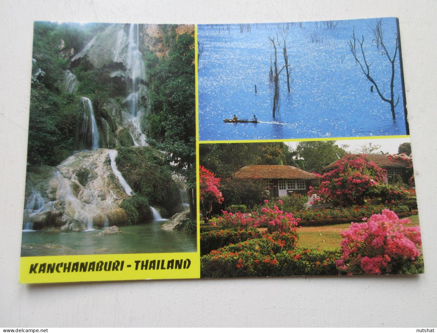 CP CARTE POSTALE ASIE THAILANDE KANCHANABURI VUES DIVERSES - Ecrite              - Thaïlande