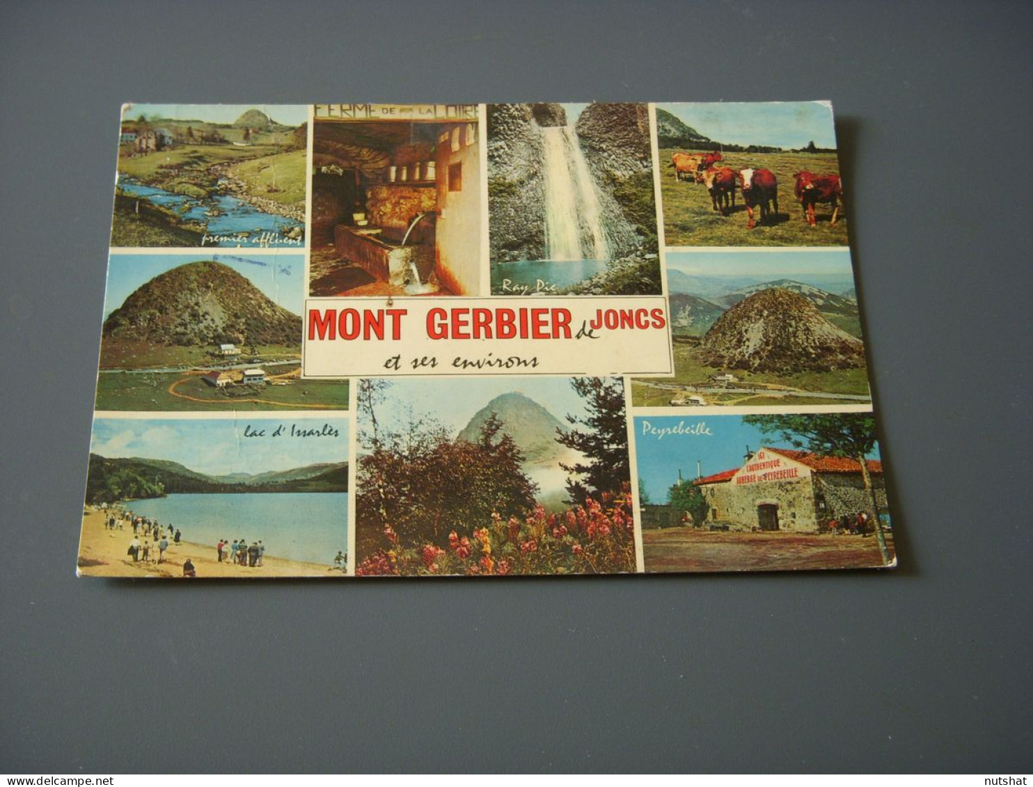 CP CARTE POSTALE ARDECHE MONT GERBIER De JONCS ISSARLES PEYREBEILLE - Ecrite  - Autres & Non Classés